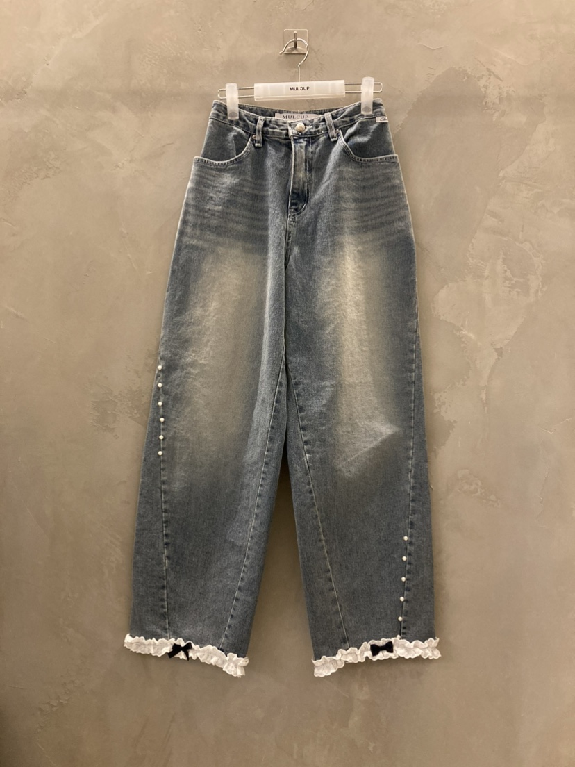 MULCUP韓國代購女士新款職業休閑26春夏真品推薦人氣牛仔褲MULCUP牛仔褲圖色1