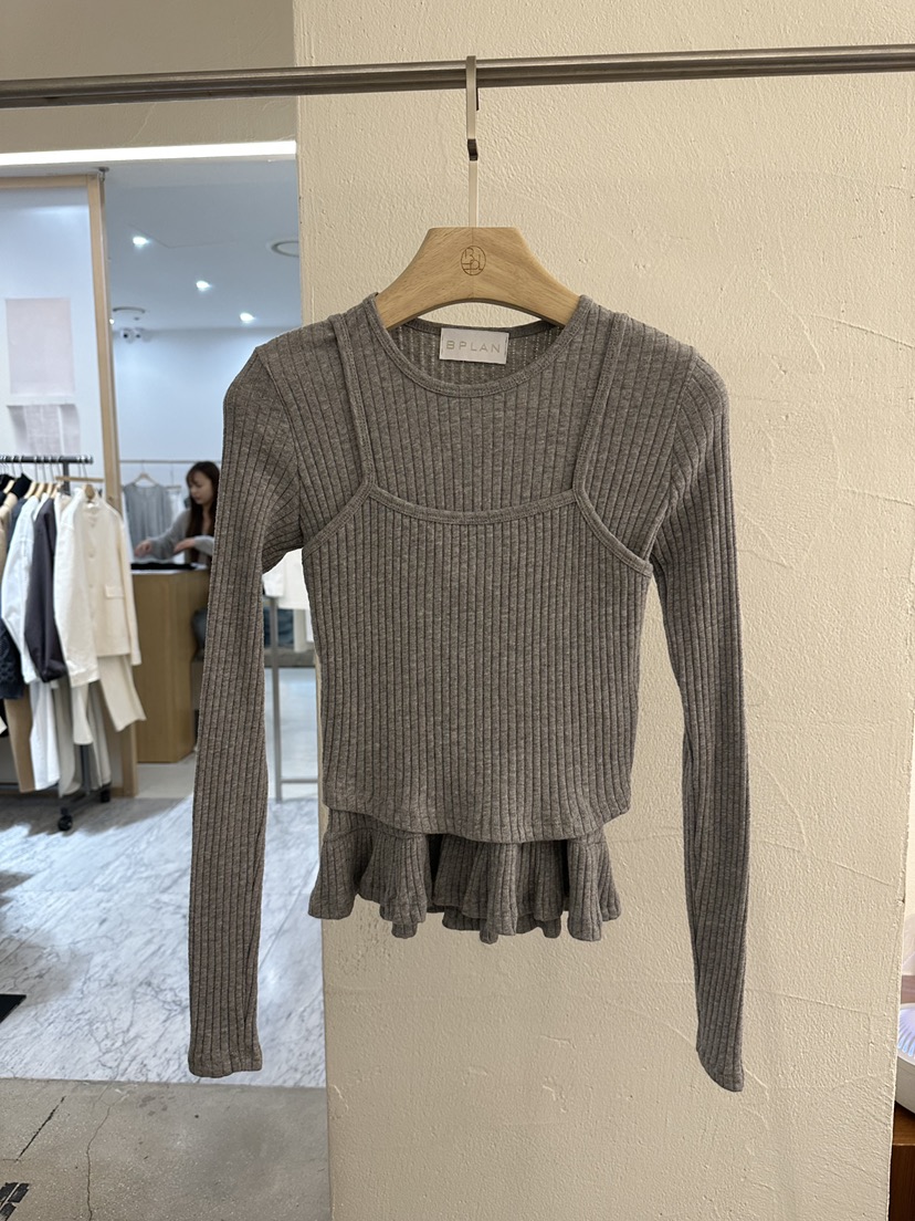 BPLAN韓國代購女裝新品熱賣職業真品26春夏時尚套裝兩件套BPLAN套裝圖色1