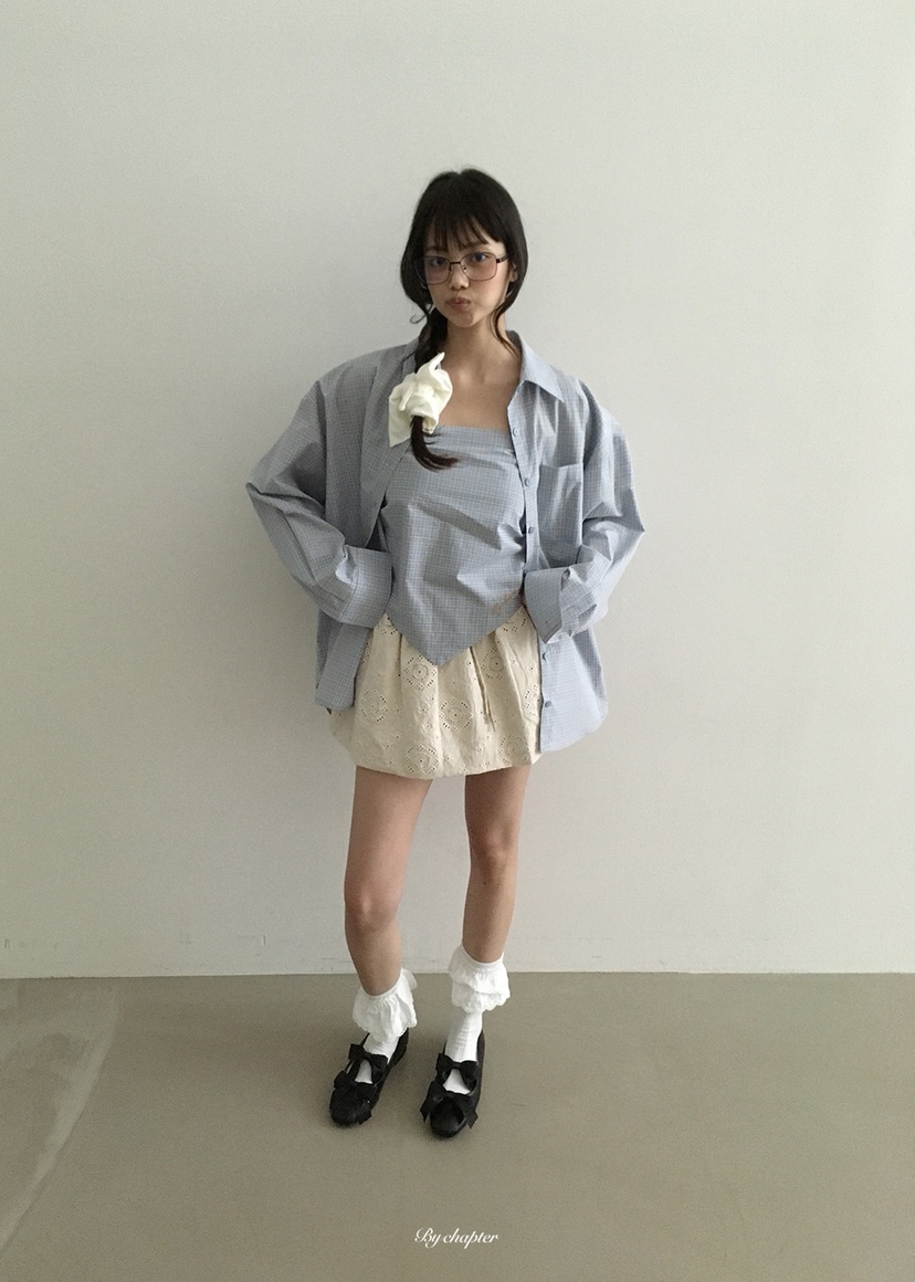 BY CHAPTER東大門直郵女裝新款熱賣時尚人氣套裝套裝圍巾BY Chapter套裝