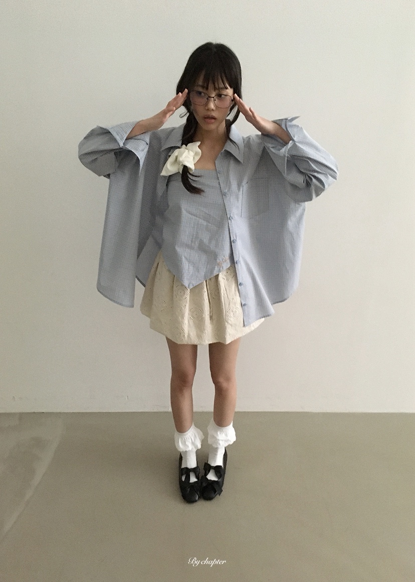 BY CHAPTER東大門直郵女裝新款熱賣時尚人氣套裝套裝圍巾BY Chapter套裝圖色1