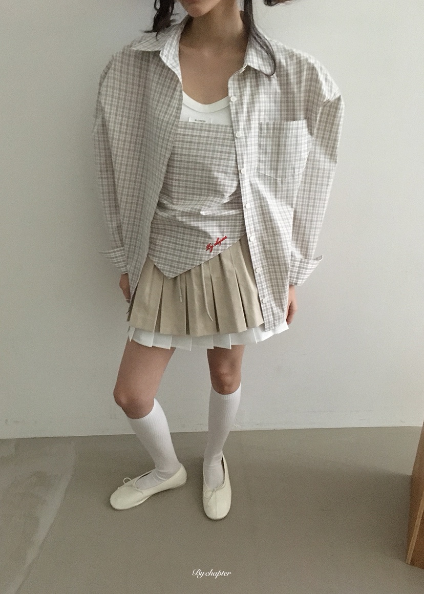 BY CHAPTER東大門直郵女裝新款熱賣時尚人氣套裝套裝圍巾BY Chapter套裝圖色2