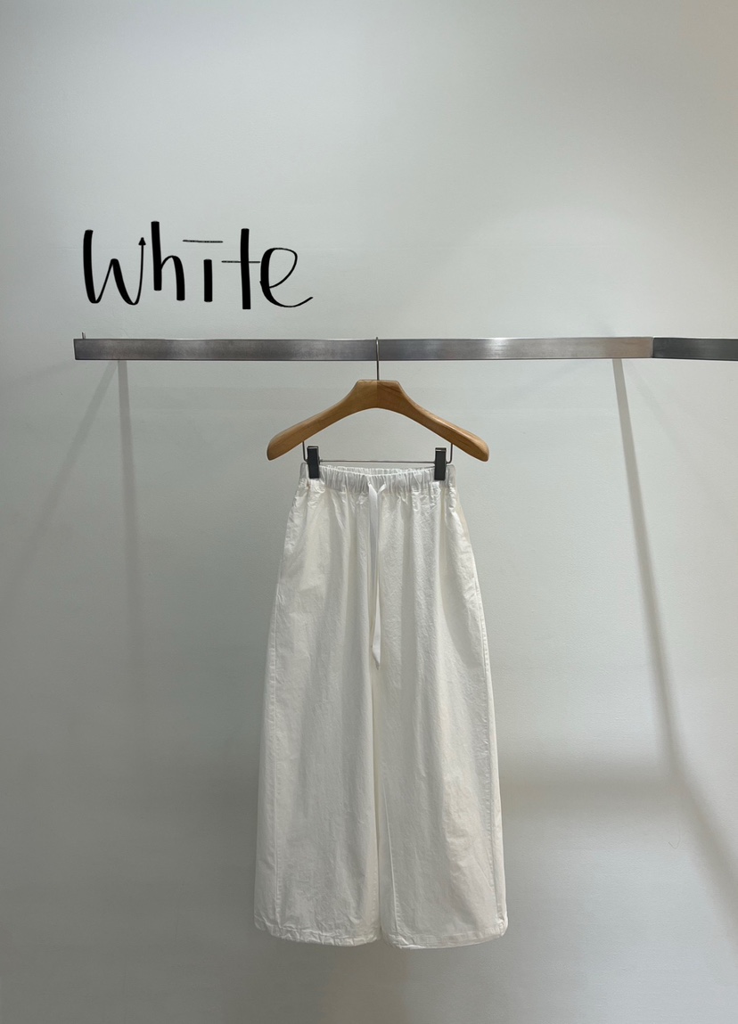 ONESTASTE韓國代購女裝新款時尚人氣熱賣26春夏休閑褲水洗棉TASTE/ONESTASTE休閑褲圖色1