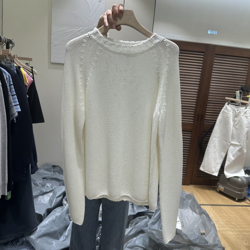 GILLI韓國直郵女士新款人氣26春夏時尚休閑推薦熱賣針織衫GILLI針織衫圖色1