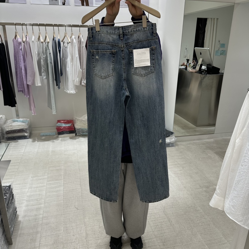 HAUTTE-P東大門實拍女裝新品人氣休閑26春夏推薦熱賣牛仔褲HAUTTE牛仔褲