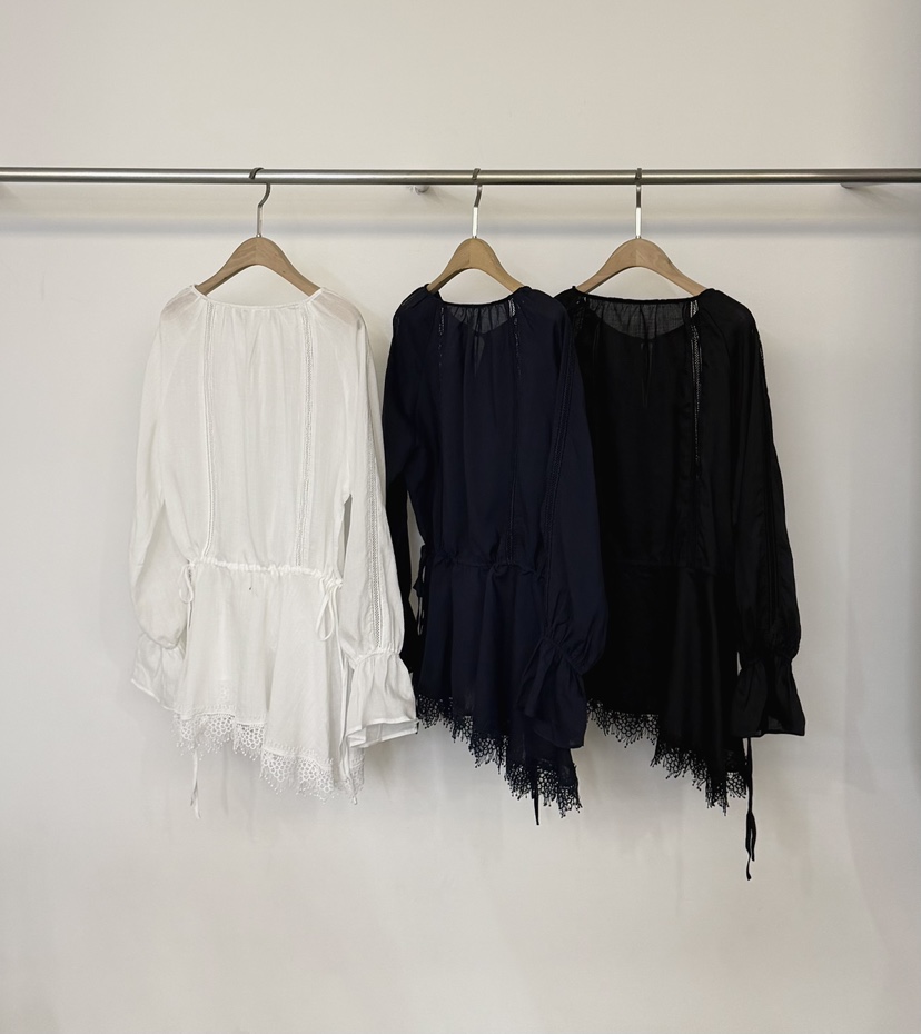 TWENTY FOUR SEVEN24-7東大門實拍女裝新款休閑襯衫蕾絲衫TEWNTY FOUR SEVEN24-7襯衫/蕾絲衫