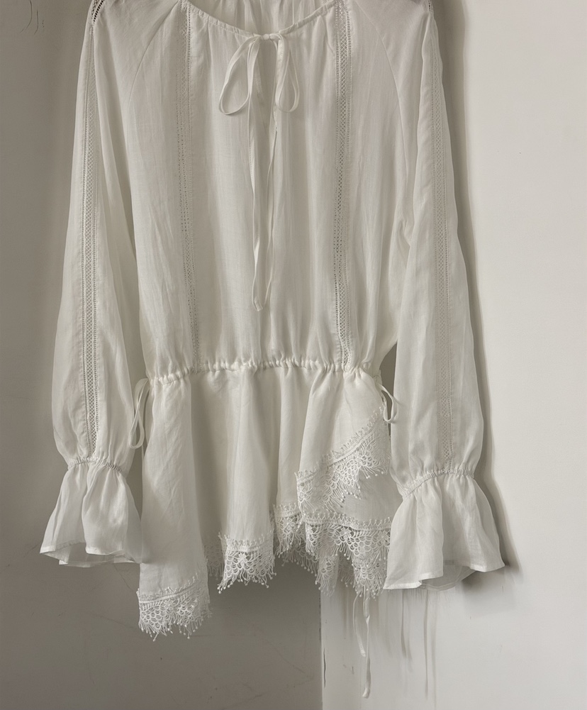 TWENTY FOUR SEVEN24-7東大門實拍女裝新款休閑襯衫蕾絲衫TEWNTY FOUR SEVEN24-7襯衫/蕾絲衫