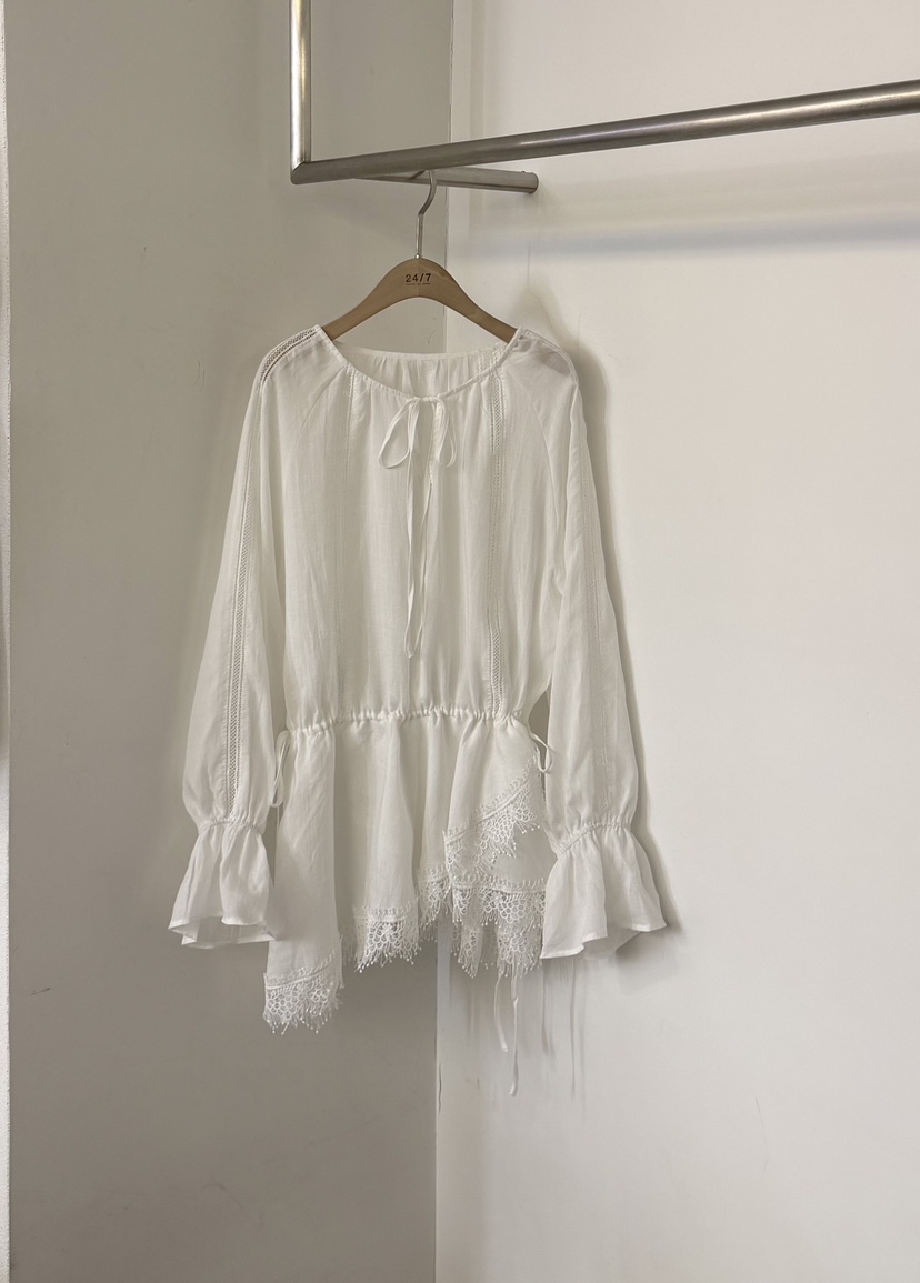 TWENTY FOUR SEVEN24-7東大門實拍女裝新款休閑襯衫蕾絲衫TEWNTY FOUR SEVEN24-7襯衫/蕾絲衫圖色1