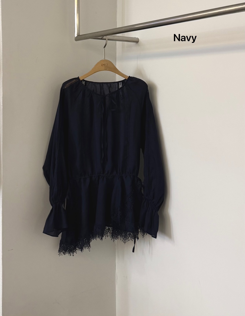 TWENTY FOUR SEVEN24-7東大門實拍女裝新款休閑襯衫蕾絲衫TEWNTY FOUR SEVEN24-7襯衫/蕾絲衫圖色2