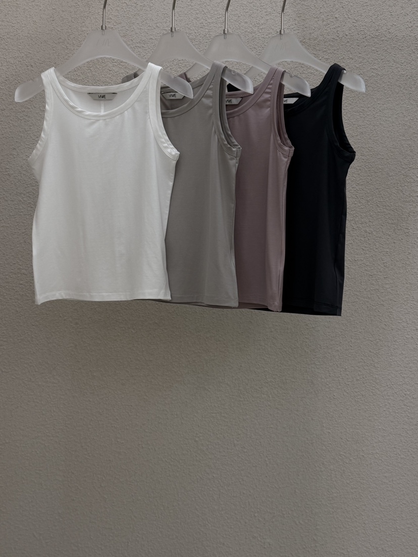 MWE東大門實拍女裝新品人氣休閑26春夏熱賣時尚吊帶背心露肩MWE吊帶/背心