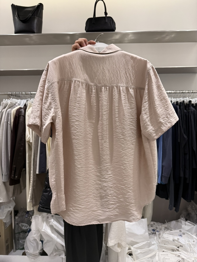 WOOD SAGE韓國代購女士新款休閑熱賣職業襯衫蕾絲衫水洗WOOD SAGE襯衫/蕾絲衫