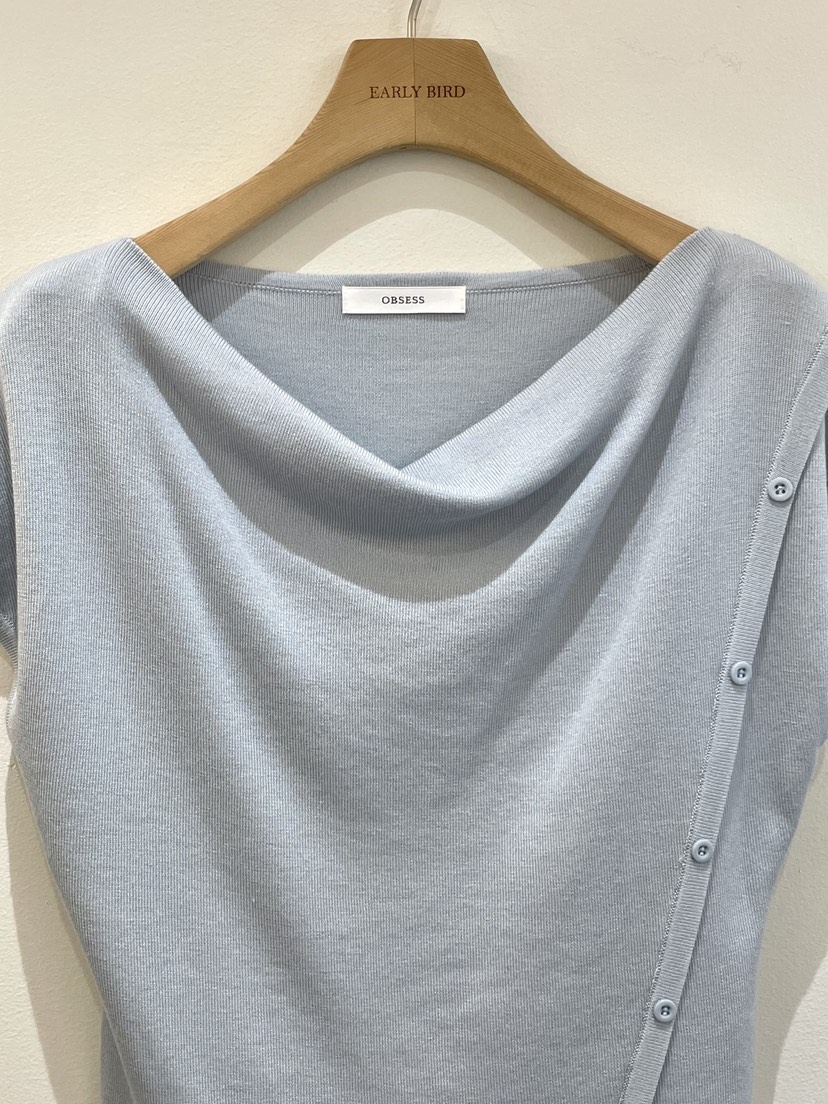 OBSESS韓國直郵女士新款職業休閑熱賣時尚人氣26春夏針織衫OBSESS/EARLY BIRD針織衫