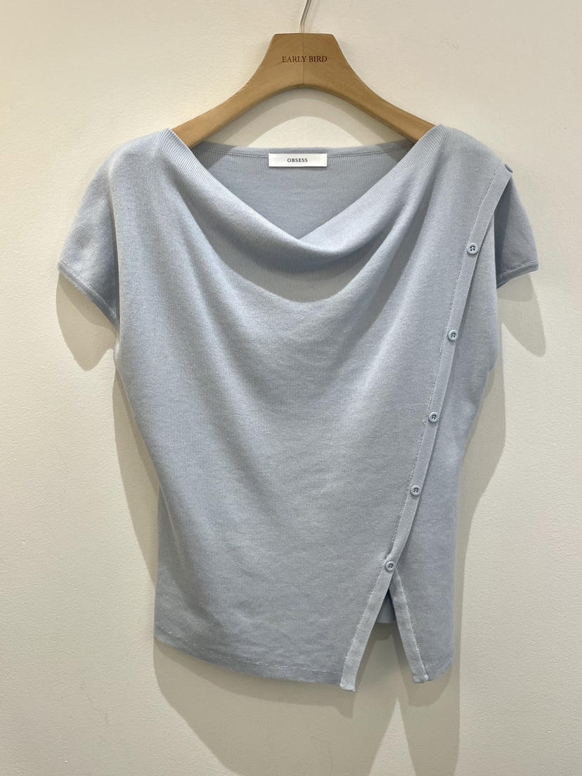 OBSESS韓國直郵女士新款職業休閑熱賣時尚人氣26春夏針織衫OBSESS/EARLY BIRD針織衫圖色2