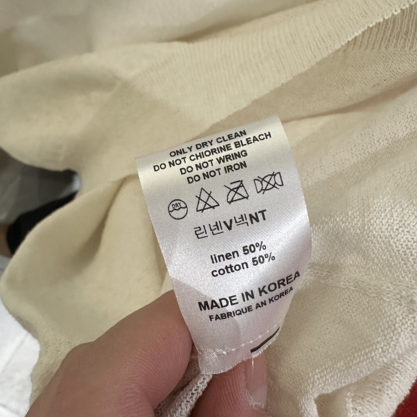 MIXXIN韓國直郵女裝新品推薦26春夏熱賣職業針織衫亞麻布MIXXIN針織衫