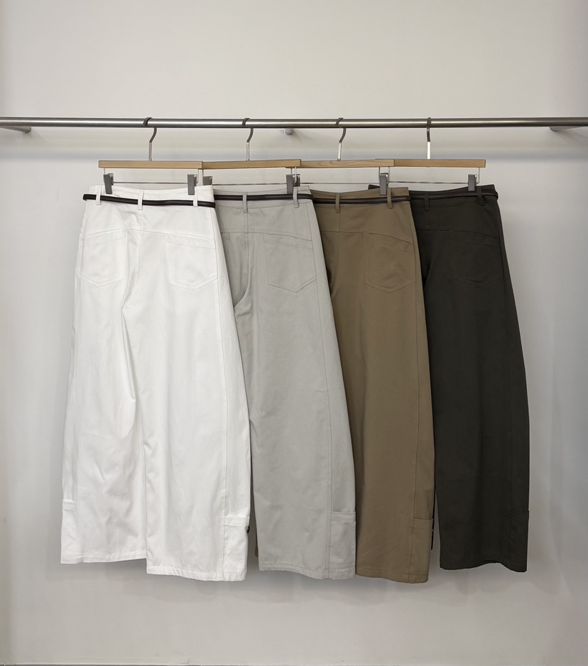 TWENTY FOUR SEVEN24-7東大門代購女裝新款人氣休閑褲含腰帶TEWNTY FOUR SEVEN24-7休閑褲