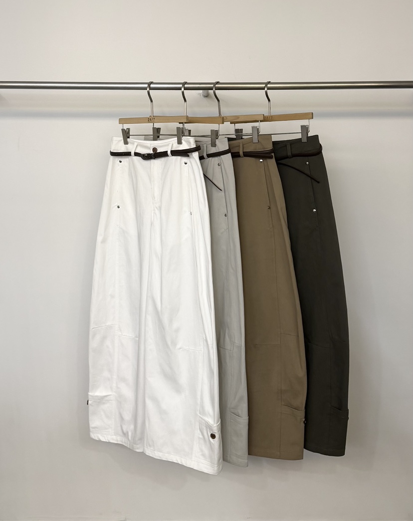 TWENTY FOUR SEVEN24-7東大門代購女裝新款人氣休閑褲含腰帶TEWNTY FOUR SEVEN24-7休閑褲