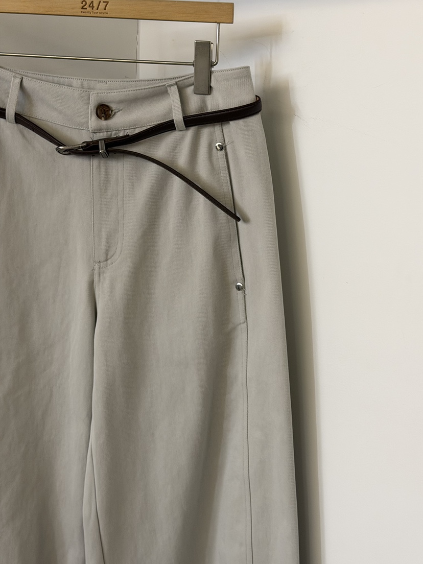 TWENTY FOUR SEVEN24-7東大門代購女裝新款人氣休閑褲含腰帶TEWNTY FOUR SEVEN24-7休閑褲