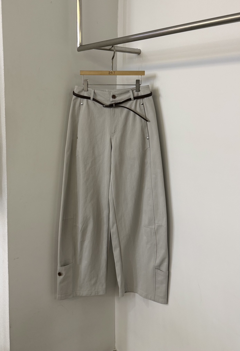 TWENTY FOUR SEVEN24-7東大門代購女裝新款人氣休閑褲含腰帶TEWNTY FOUR SEVEN24-7休閑褲圖色2