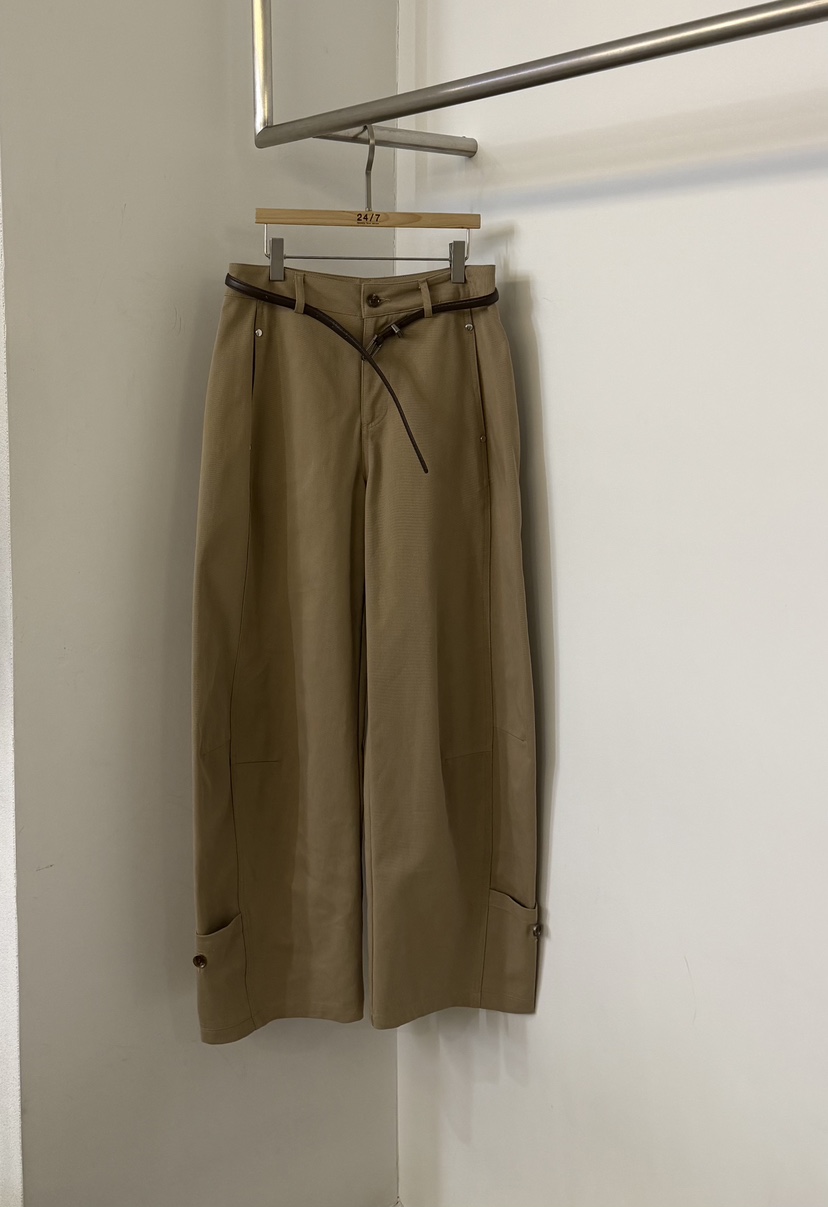 TWENTY FOUR SEVEN24-7東大門代購女裝新款人氣休閑褲含腰帶TEWNTY FOUR SEVEN24-7休閑褲圖色3