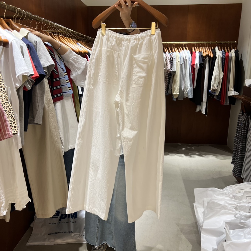 HEBON韓國代購女裝新款熱賣推薦人氣職業休閑真品休閑褲褶裥HEBON休閑褲