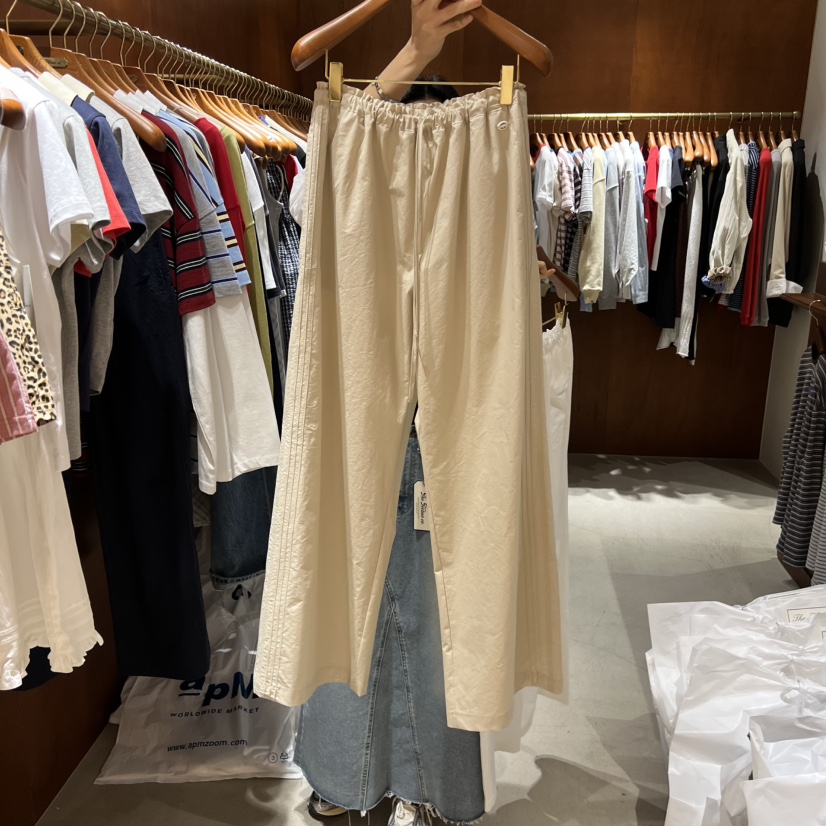 HEBON韓國代購女裝新款熱賣推薦人氣職業休閑真品休閑褲褶裥HEBON休閑褲圖色2