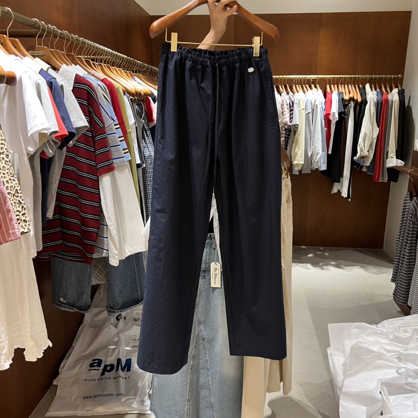 HEBON韓國代購女裝新款熱賣推薦人氣職業休閑真品休閑褲褶裥HEBON休閑褲圖色3