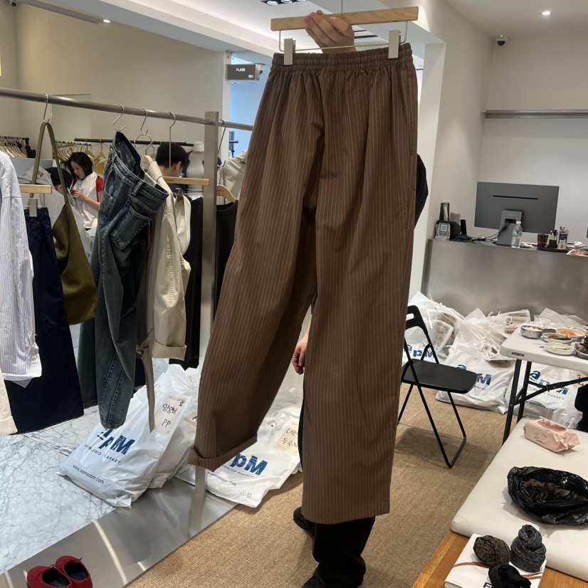 SELF SERVICE韓國直郵女裝新品人氣時尚職業休閑26春夏休閑褲SELF SERVICE休閑褲