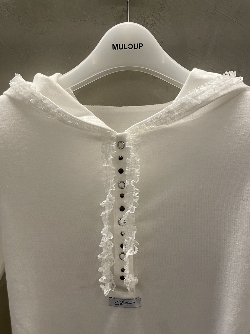 MULCUP韓國東大門代購女士新品推薦熱賣休閑26春夏長袖T恤兜帽MULCUP長袖T恤