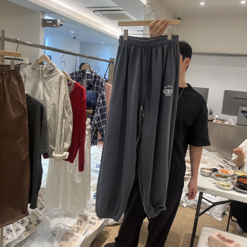 SELF SERVICE韓國直郵女裝新款人氣推薦熱賣職業休閑褲復古SELF SERVICE休閑褲圖色2