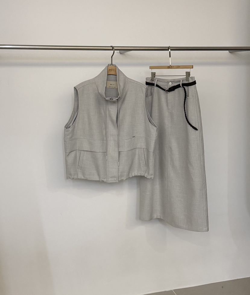 TWENTY FOUR SEVEN24-7東大門實拍女士新品推薦套裝含腰帶兩件套TEWNTY FOUR SEVEN24-7套裝圖色3