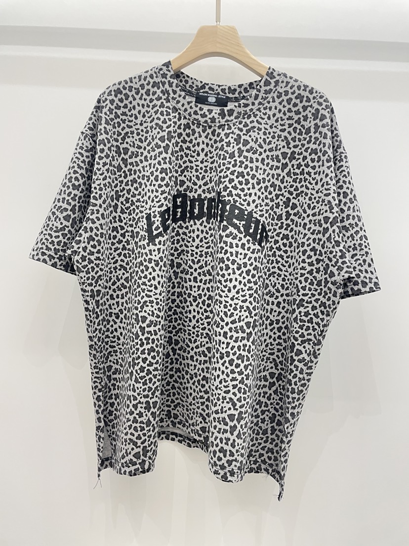 NYLON韓國直郵女士新品休閑職業真品26春夏時尚T恤豹紋寬松NYLONT恤圖色2