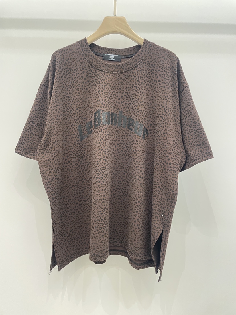 NYLON韓國直郵女士新品休閑職業真品26春夏時尚T恤豹紋寬松NYLONT恤圖色3