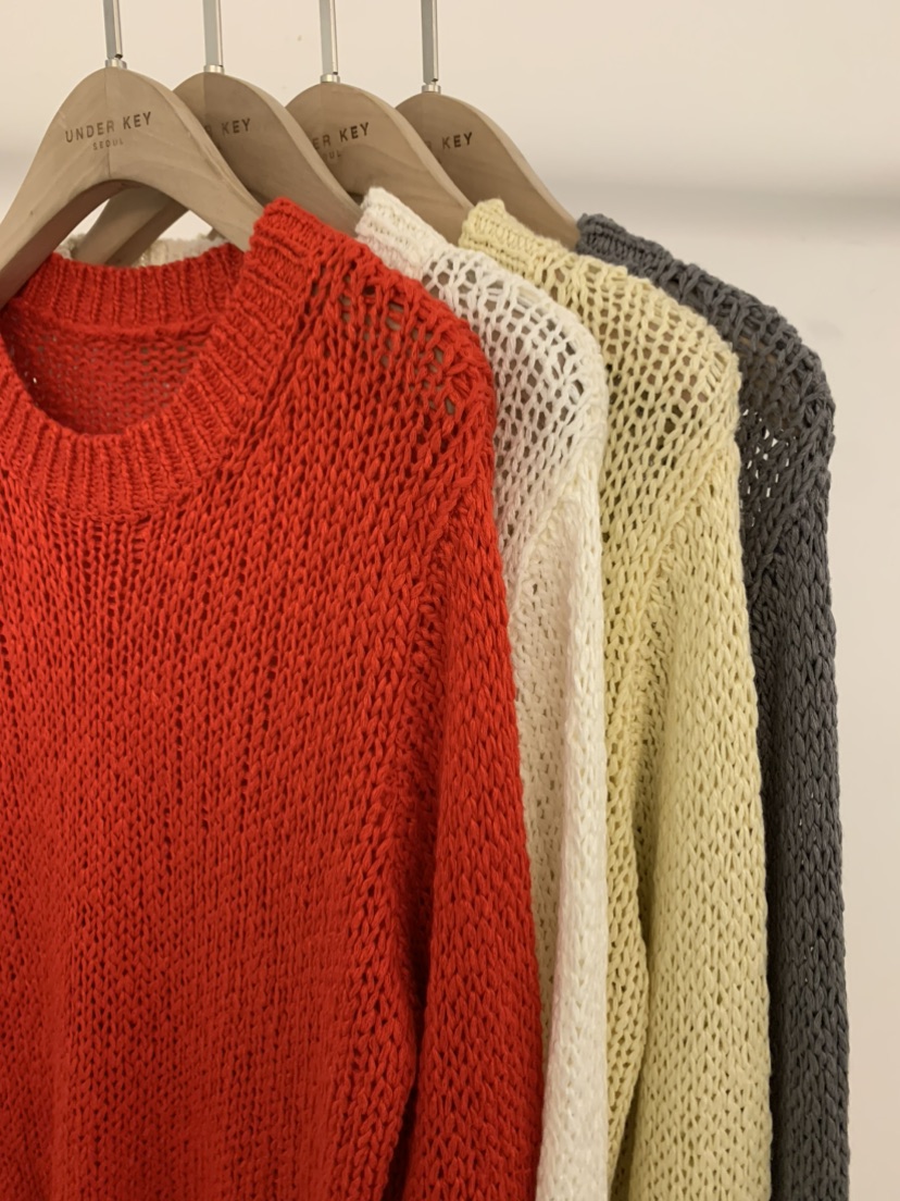 UNDER KEY韓國直郵實拍女士新款人氣熱賣休閑職業針織衫UNDER KEY針織衫