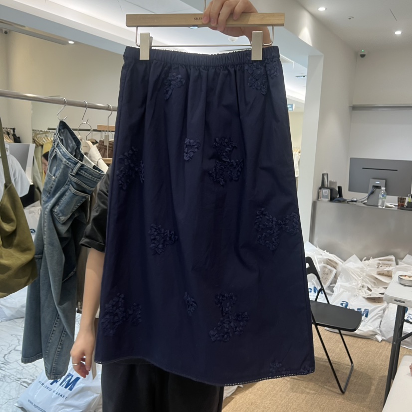 SELF SERVICE韓國代購女士新品人氣休閑熱賣時尚推薦長裙棉SELF SERVICE長裙圖色1