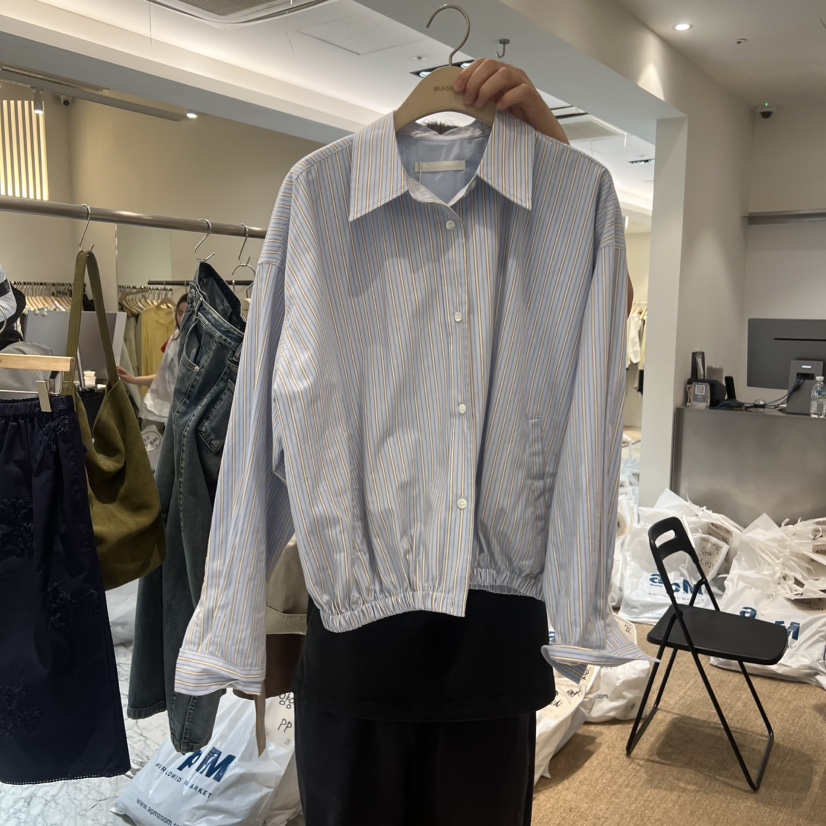 SELF SERVICE韓國直郵女裝新款推薦休閑人氣熱賣襯衫蕾絲衫SELF SERVICE襯衫/蕾絲衫圖色2