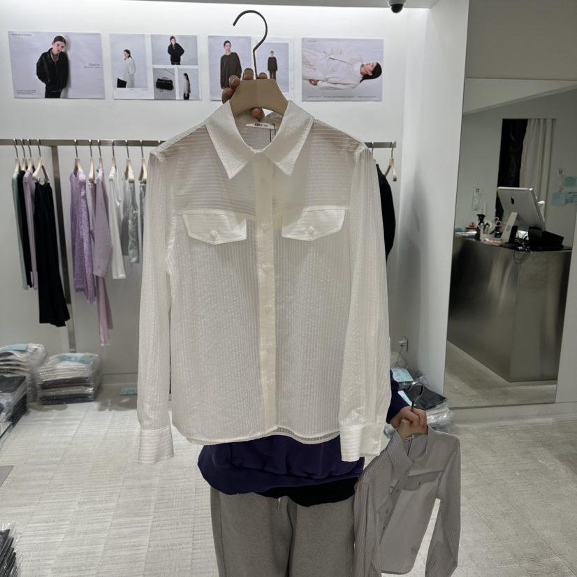 HAUTTE-P東大門代購女裝新款人氣真品推薦26春夏襯衫蕾絲衫HAUTTE襯衫/蕾絲衫圖色1