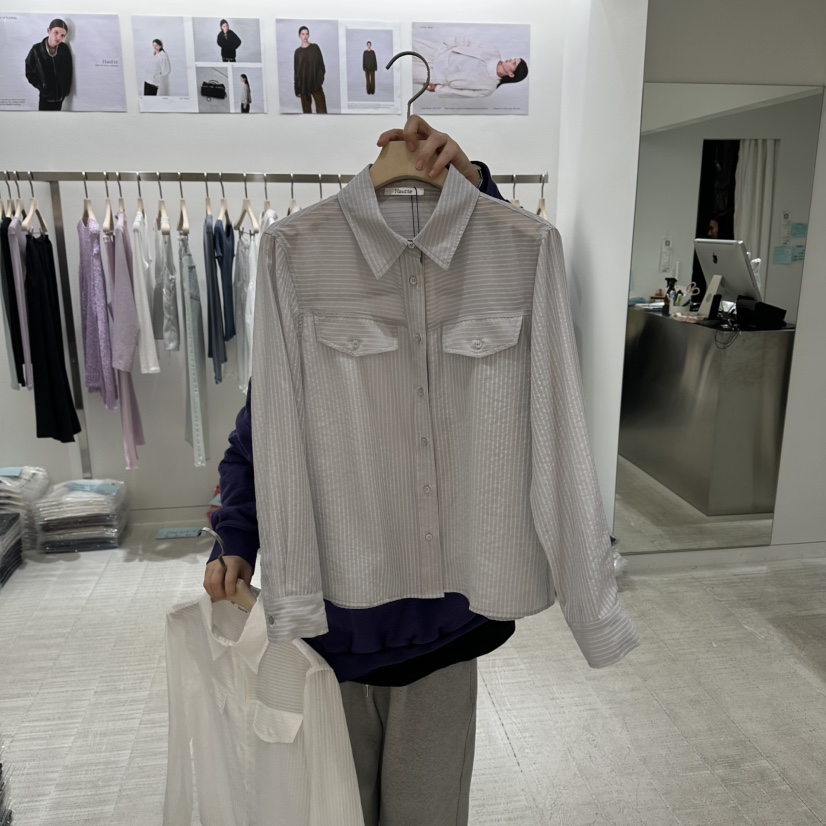 HAUTTE-P東大門代購女裝新款人氣真品推薦26春夏襯衫蕾絲衫HAUTTE襯衫/蕾絲衫圖色2