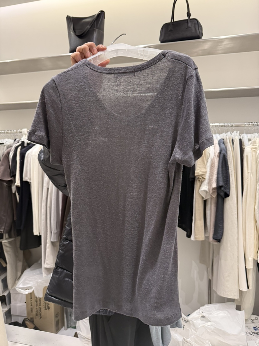 WOOD SAGE韓國代購女士新款休閑職業26春夏時尚熱賣T恤亞麻WOOD SAGET恤