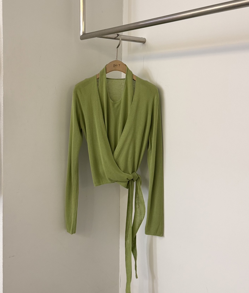 TWENTY FOUR SEVEN24-7東大門實拍女裝新款休閑針織衫假兩件TEWNTY FOUR SEVEN24-7針織衫圖色3