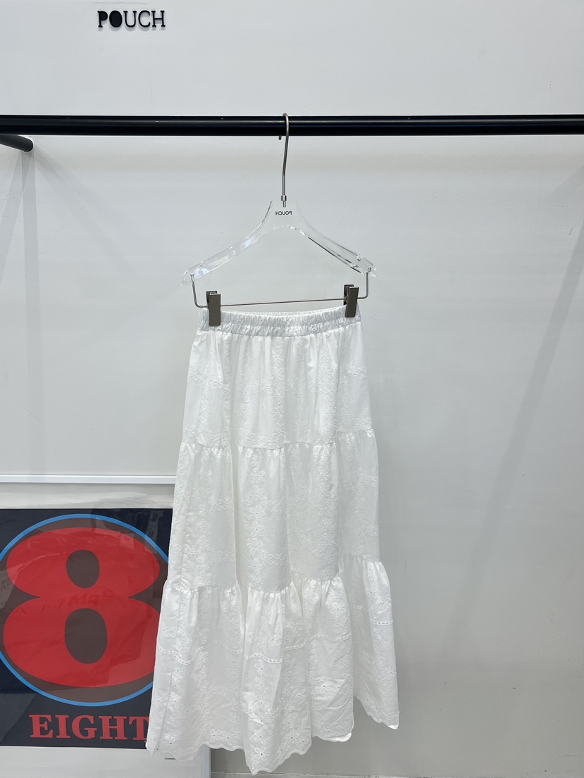 POUCH韓國東大門代購女裝新款職業熱賣人氣26春夏休閑長裙POUCH長裙