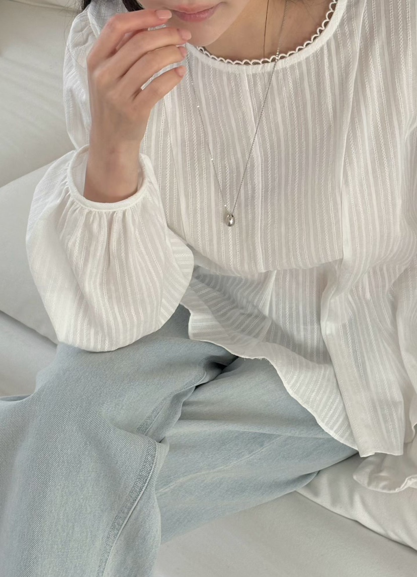 BINUS韓國直郵女士新品26春夏熱賣真品人氣職業襯衫蕾絲衫BINUS襯衫/蕾絲衫