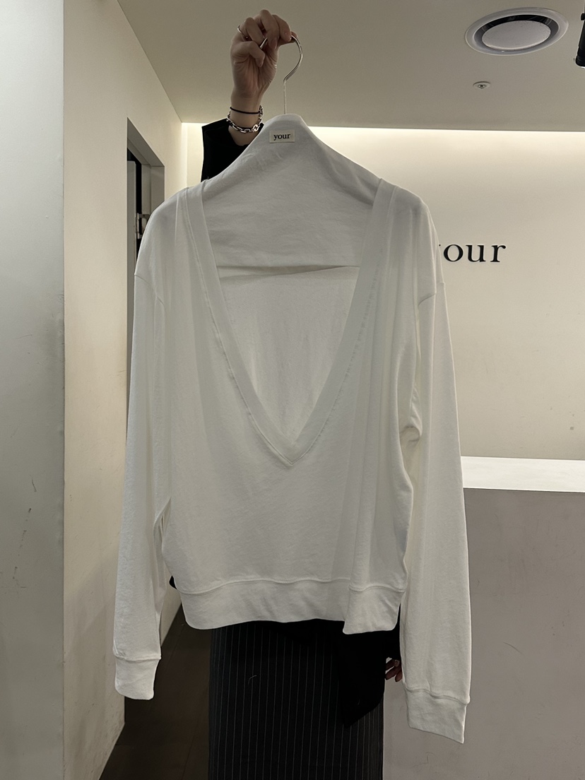 YOUR-P韓國東大門直郵女士新款26春夏職業推薦衛衣不含內搭YOUR-P衛衣圖色1白色