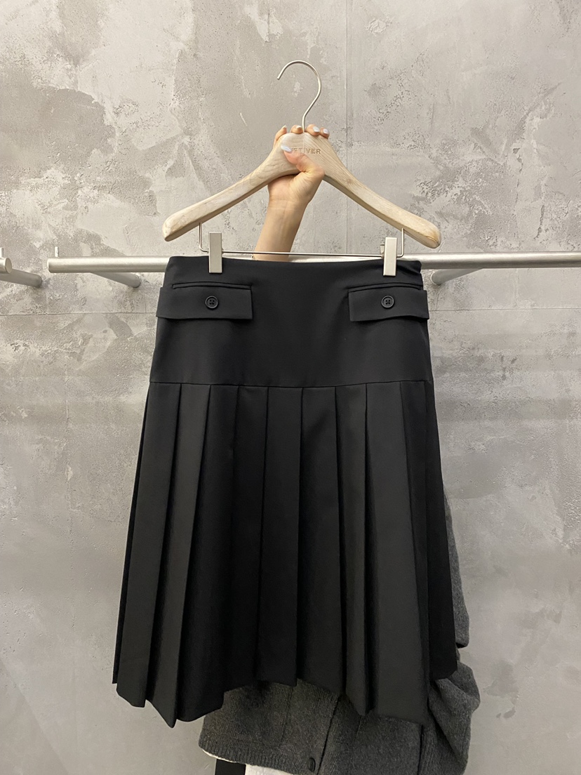 THE VETIVER-A東大門實拍女士新品真品26春夏職業推薦長裙VETIVER長裙圖色2黑色