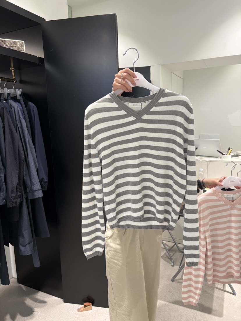CREAM-P韓國代購女裝新款真品職業26春夏休閑推薦針織衫CREAM-P針織衫圖色1