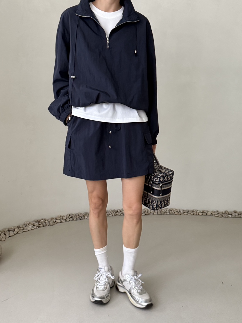 DEMAR韓國東大門直郵女裝新款人氣熱賣休閑職業26春夏套裝尼龍DEMAR套裝