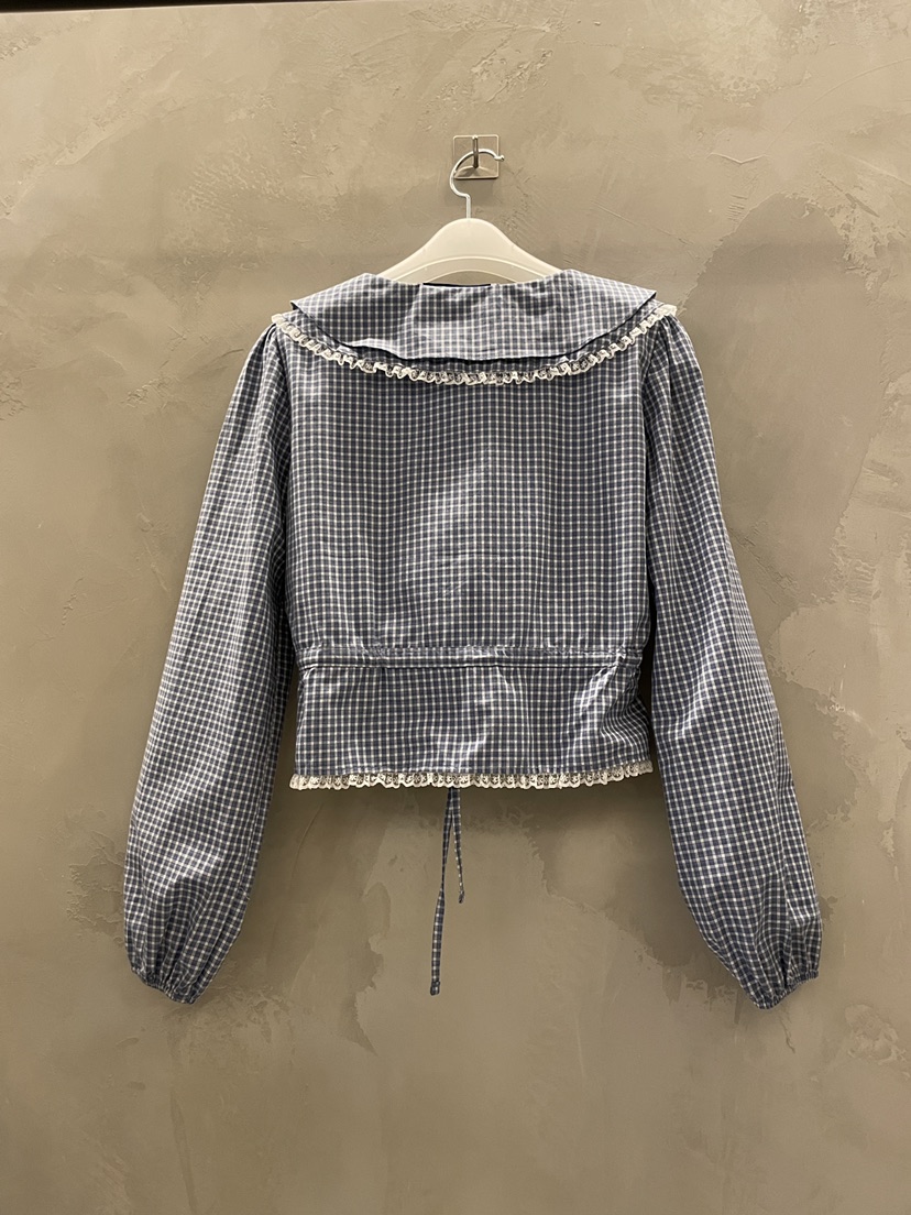 MULCUP韓國直郵實拍女裝新款人氣職業26春夏休閑襯衫蕾絲衫MULCUP襯衫/蕾絲衫