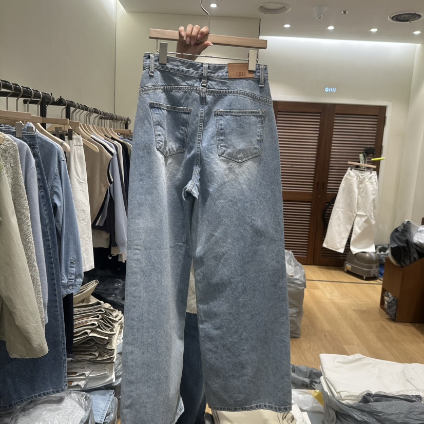 GILLI東大門實拍女士新品26春夏人氣真品職業推薦休閑牛仔褲GILLI牛仔褲