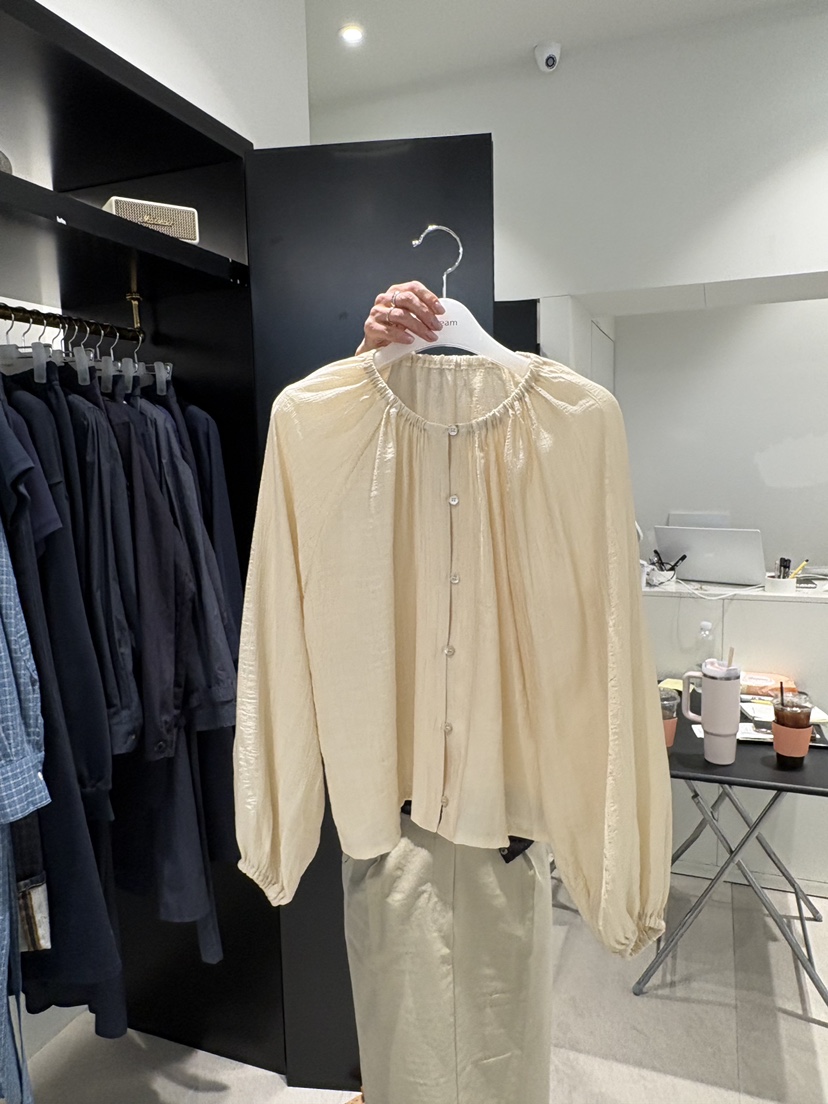 CREAM-P韓國直郵女士新款熱賣職業人氣休閑推薦襯衫蕾絲衫CREAM-P襯衫/蕾絲衫圖色2