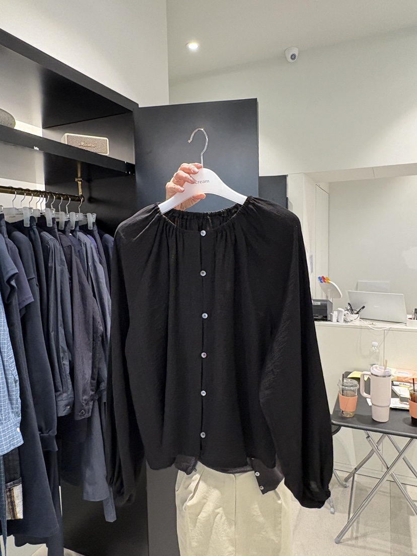 CREAM-P韓國直郵女士新款熱賣職業人氣休閑推薦襯衫蕾絲衫CREAM-P襯衫/蕾絲衫圖色3