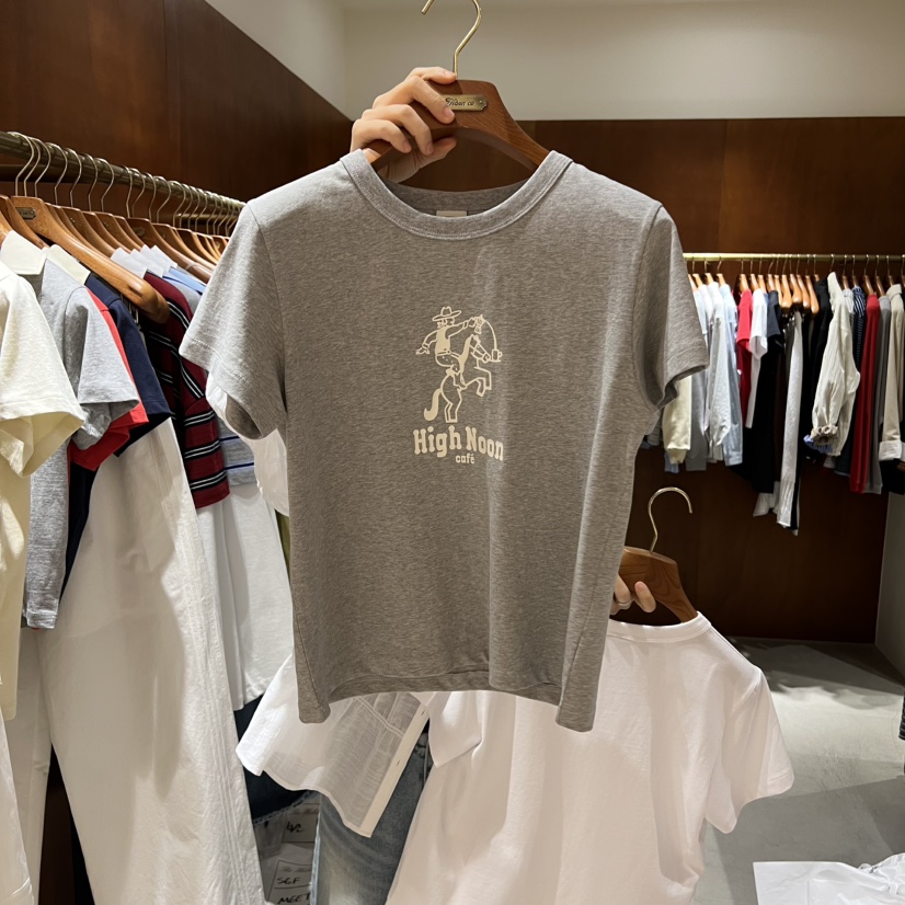 HEBON東大門直郵女裝新款推薦時尚人氣26春夏職業休閑T恤HEBONT恤圖色1