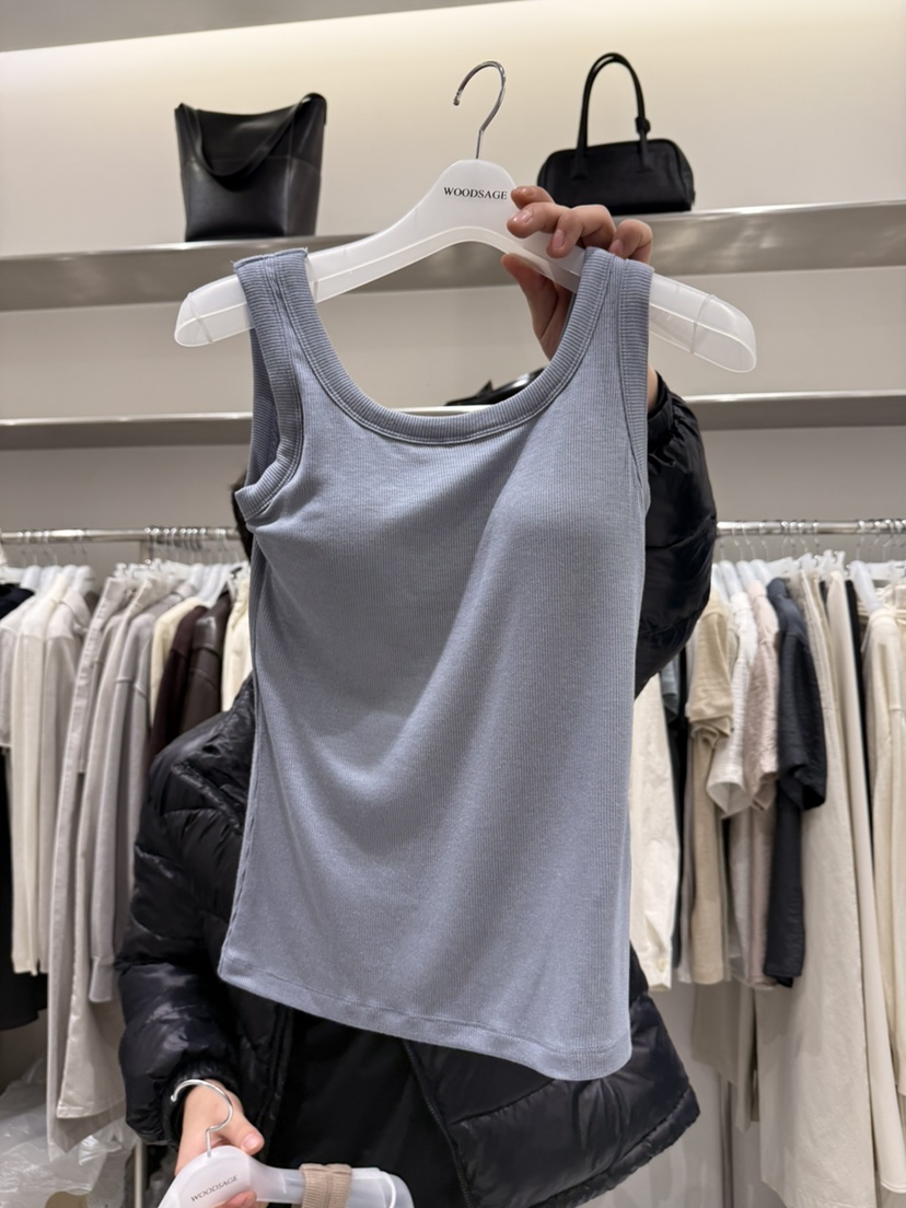 WOOD SAGE東大門實拍女裝新款熱賣職業休閑真品吊帶背心WOOD SAGE吊帶/背心圖色4